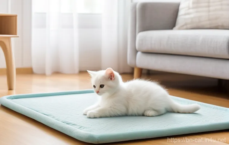 고양이와 아기 함께 키우기 - **Prompt 2: Gentle Family Moment with Baby and Cat**
    "A cozy and loving family portrait taken in...